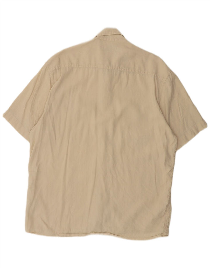 Camicia a maniche corte da uomo WRANGLER grande lino beige