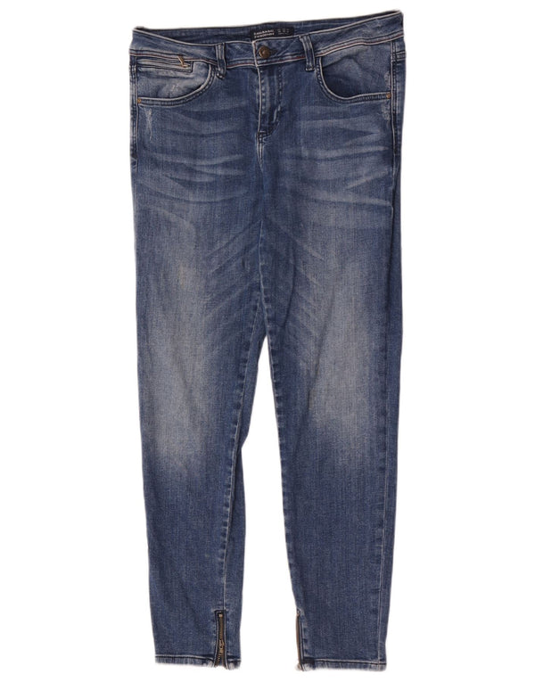 Jeans skinny da donna Zara EU 38 piccoli W28 L27 blu