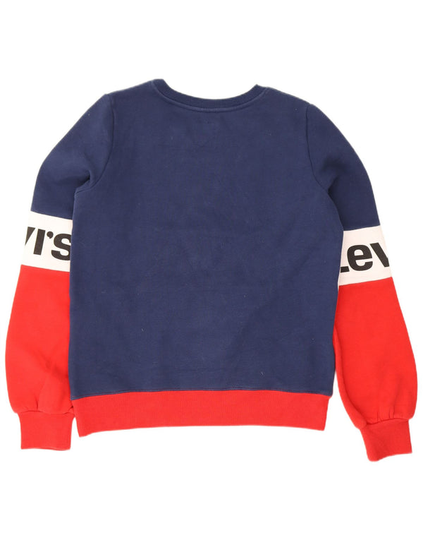 Felpa grafica da ragazzo Levi's, 15-16 anni, color block blu navy