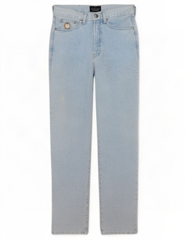 Jeans Trussardi Donna a Vita Alta Affusolati W28 L33 Cotone Blu