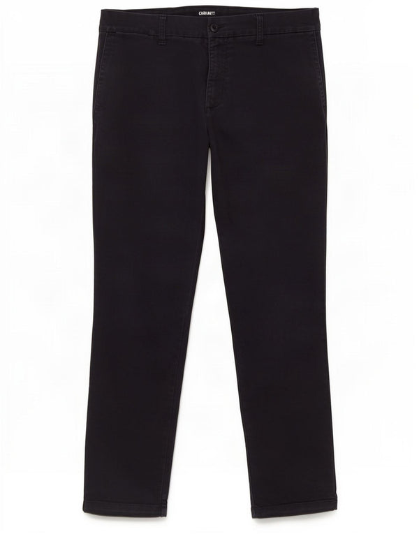 Pantaloni chino slim Wip da uomo Carhartt W36 L32 cotone blu navy