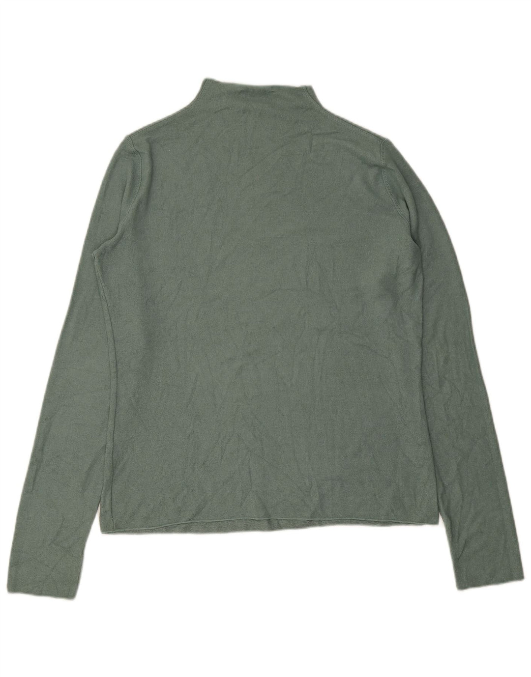 Maglione maglione collo alto da donna Zara UK 16 grande verde
