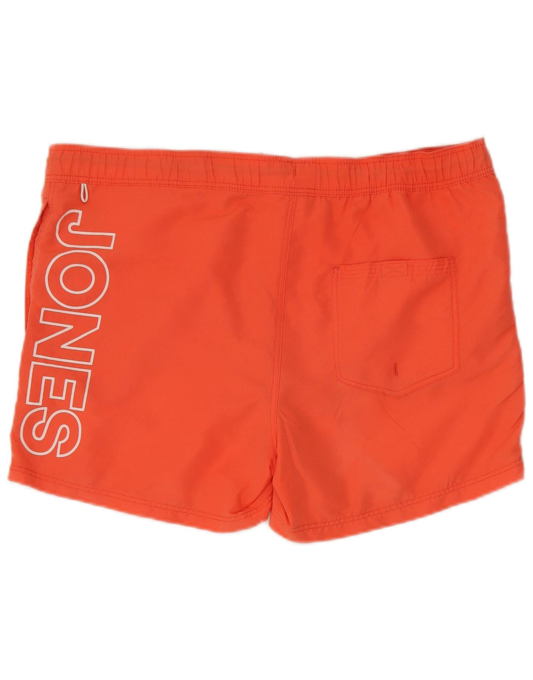 Pantaloncini da bagno grafici da uomo Jack & Jones grandi in poliestere arancione