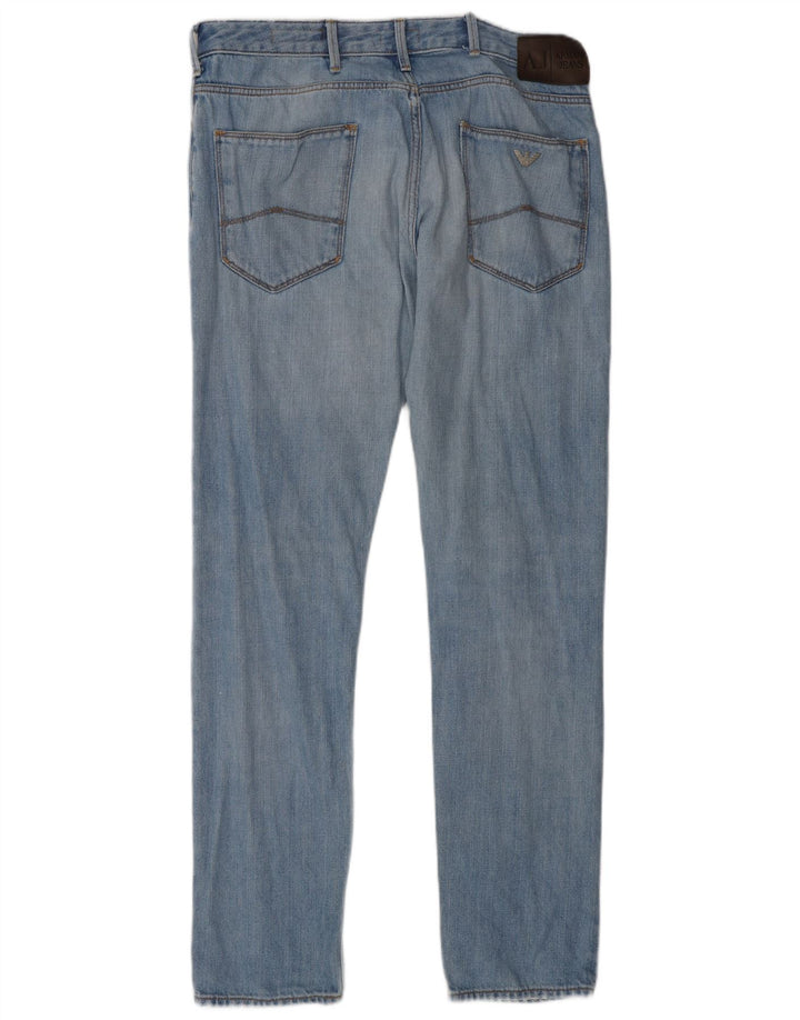 Jeans slim da uomo Armani W32 L30 cotone blu