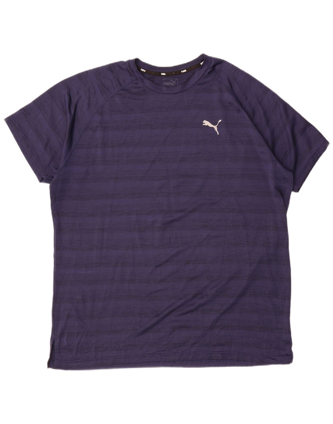 Maglietta PUMA da uomo 2XL a righe blu navy