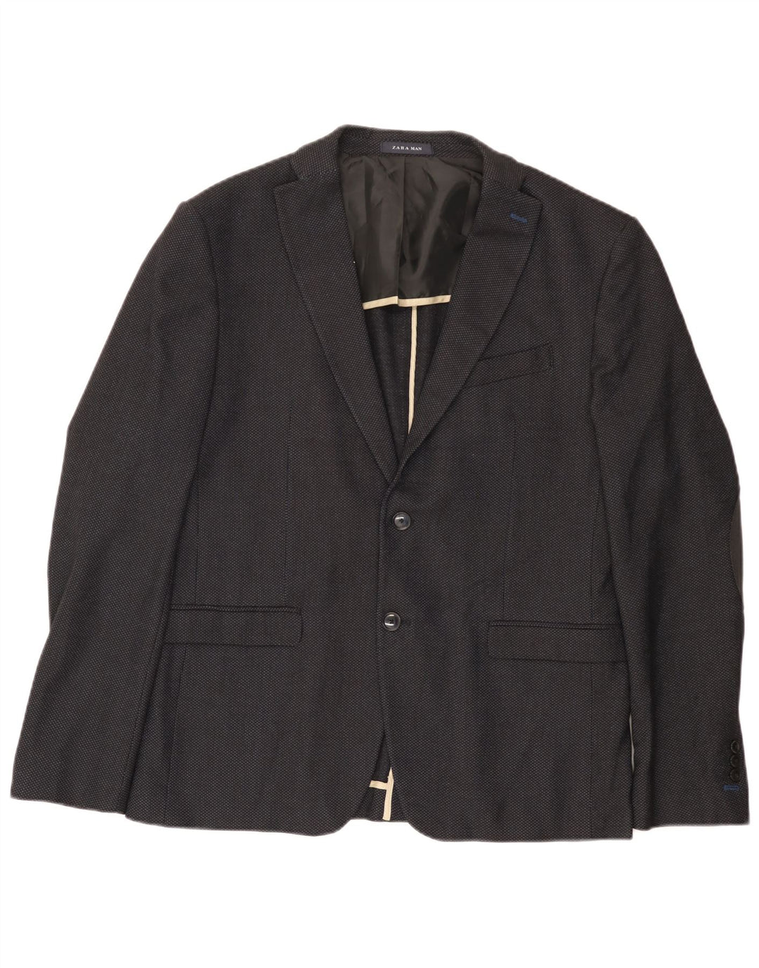 Giacca blazer da uomo a 2 bottoni Zara EU 54 XL nera