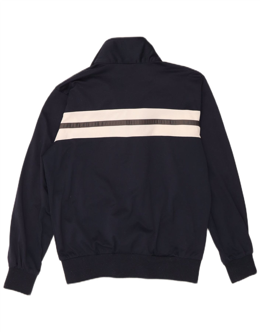 Giacca da ginnastica da uomo Champion piccola in poliestere color block blu navy