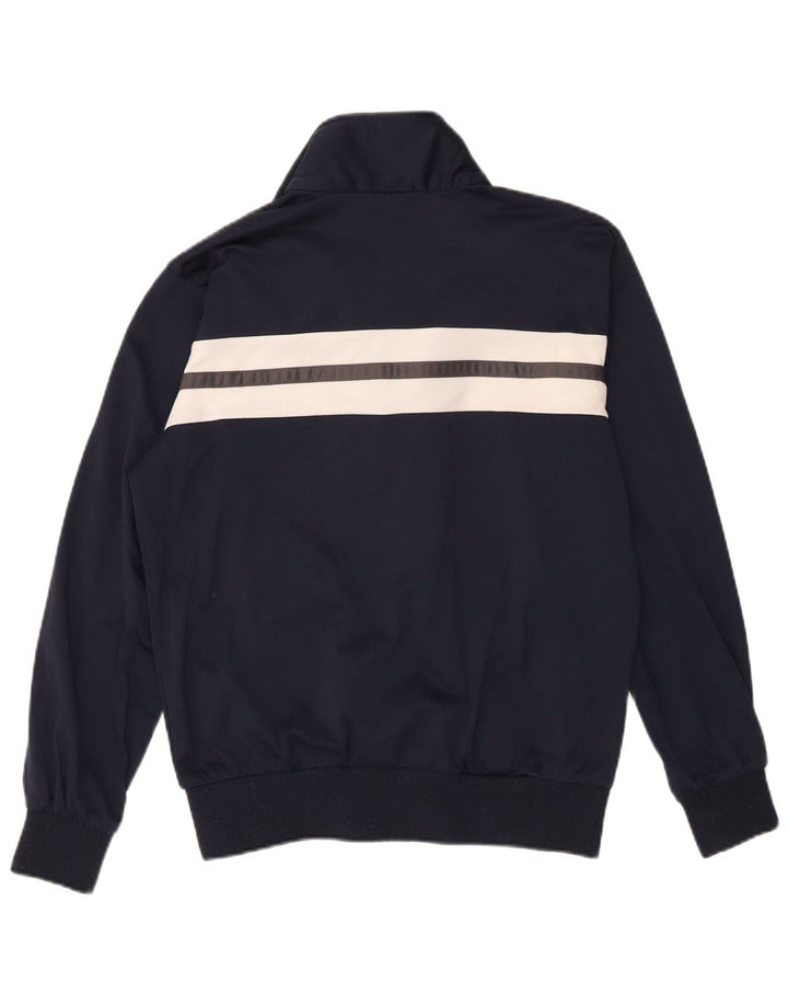 Giacca da ginnastica da uomo Champion piccola in poliestere color block blu navy