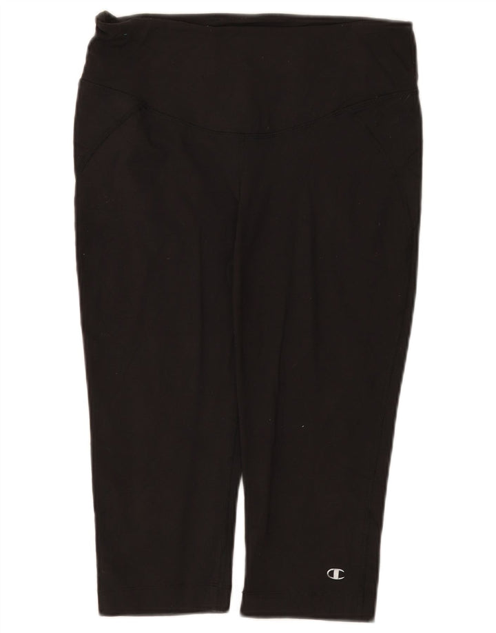 Leggings Capri da donna Champion UK 12 nylon nero medio