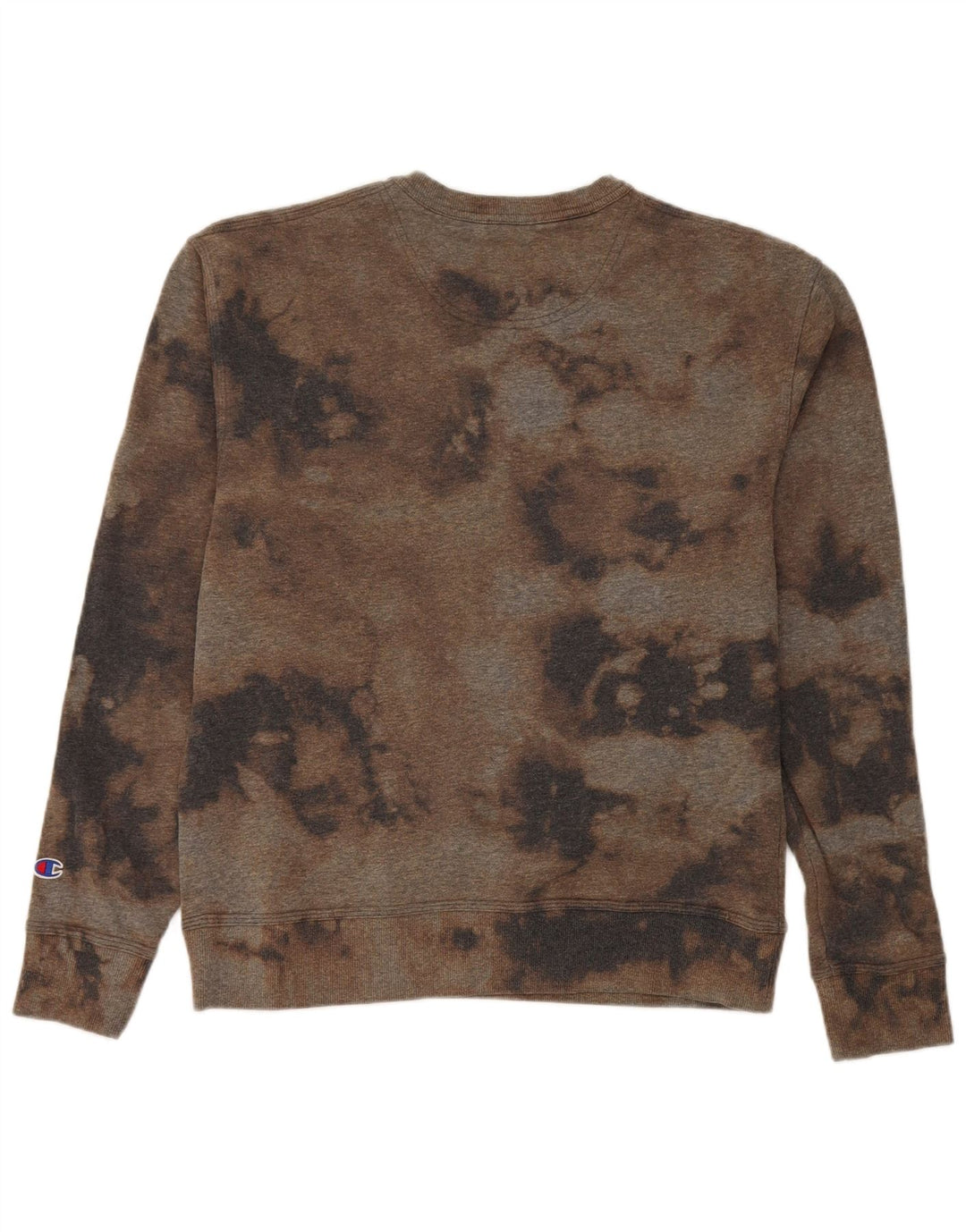 Champion Felpa da uomo Maglione Marrone medio Tie Dye