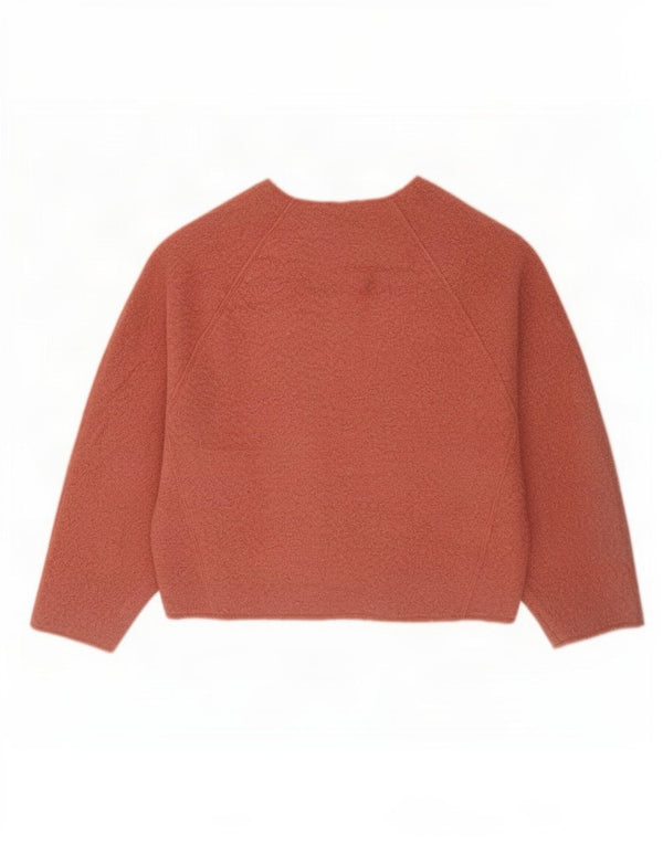 Maglione maglione oversize con scollo a barca da donna Zara UK 10 piccolo rosa