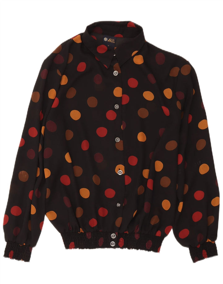 La tua camicetta oversize da donna Sixth Sense UK 16 Grande pois nero