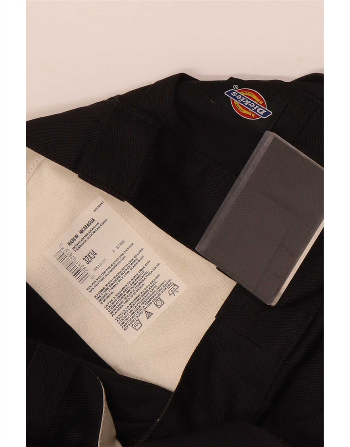 Pantaloni chino dritti da uomo Dickies W32 L34 poliestere nero