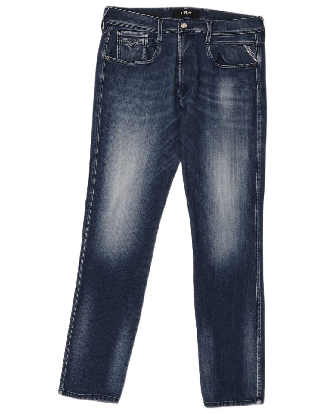 REPLAY Jeans slim da donna W34 L31 Blu navy