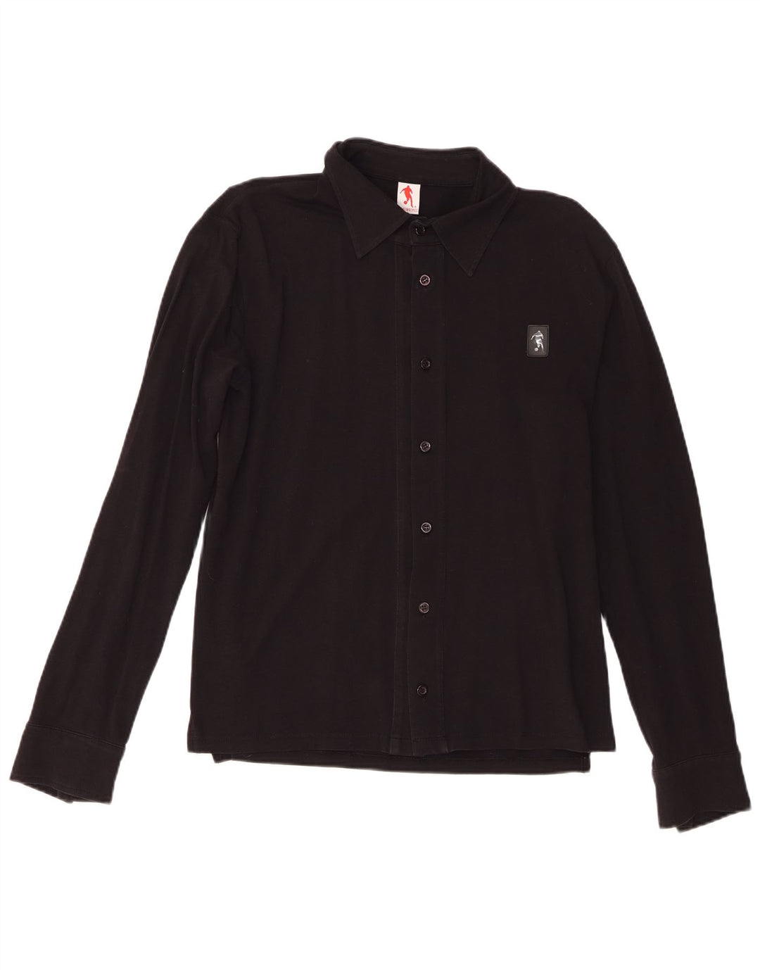 Camicia da uomo Bikkembergs grande in cotone nero