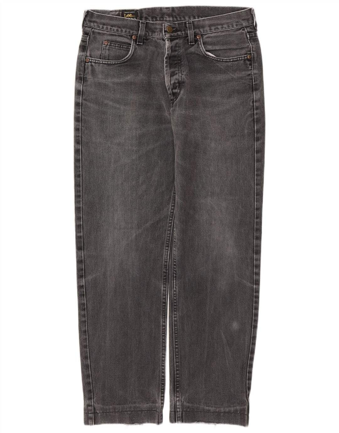Jeans dritti Chicago da uomo LEE W33 L29 cotone grigio