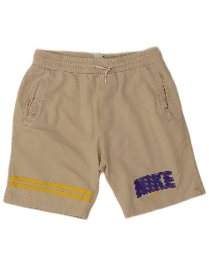 Pantaloncini sportivi Nike da uomo con grafica grande beige