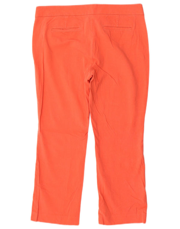 Pantaloni corti dritti da donna J. CREW US 8 Medium W32 L25 Cotone arancione