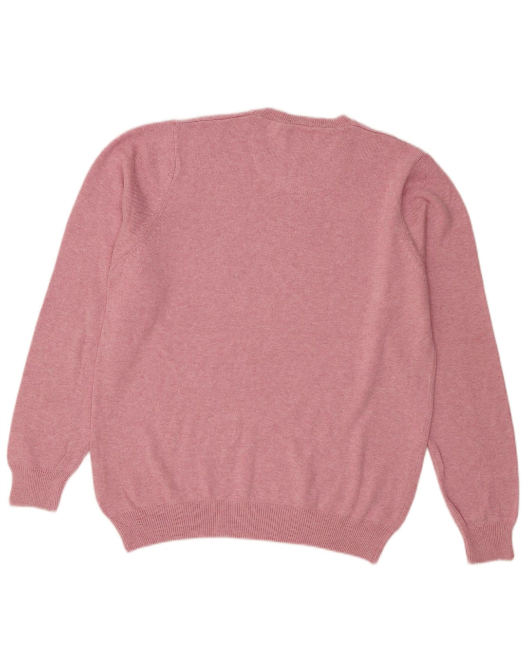 Maglione maglione girocollo vestibilità regolare da uomo Marks & Spencer rosa medio