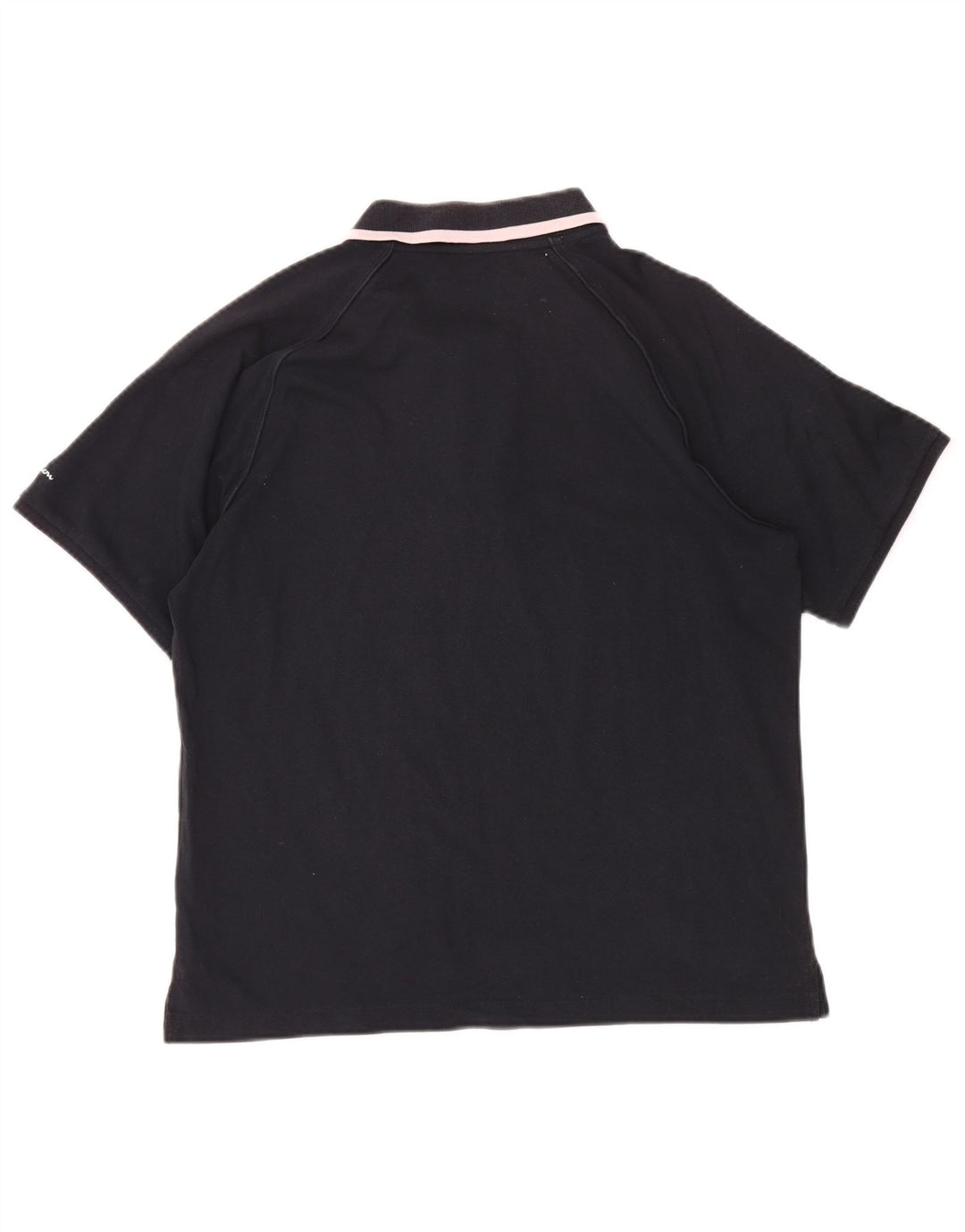 Polo da uomo con zip e collo Champion Large Blu navy