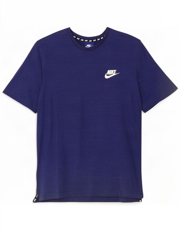 T-shirt da uomo Nike Top in cotone blu navy medio