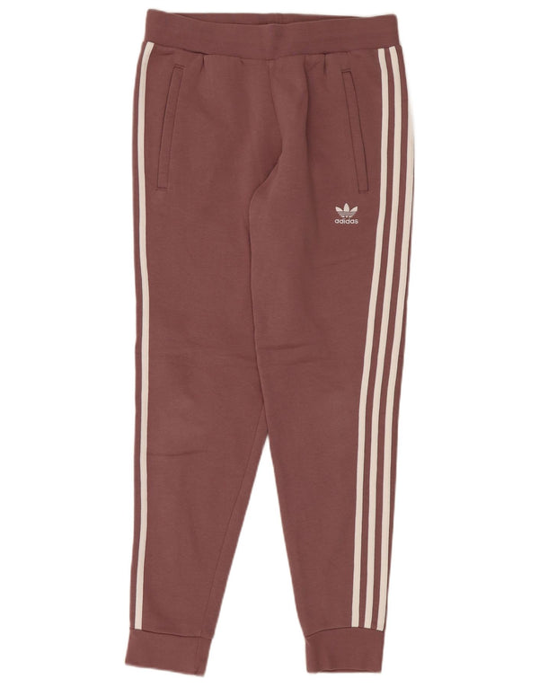 Pantaloni da tuta da donna Adidas Joggers UK 10 Small Pink Cotton