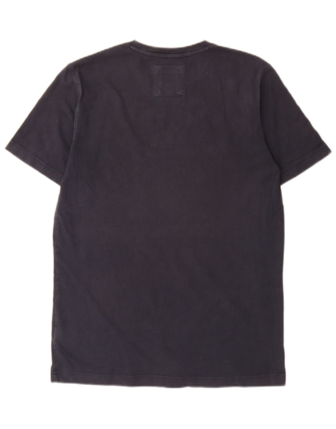 Crew Clothing T-shirt da uomo Top media cotone nero classico
