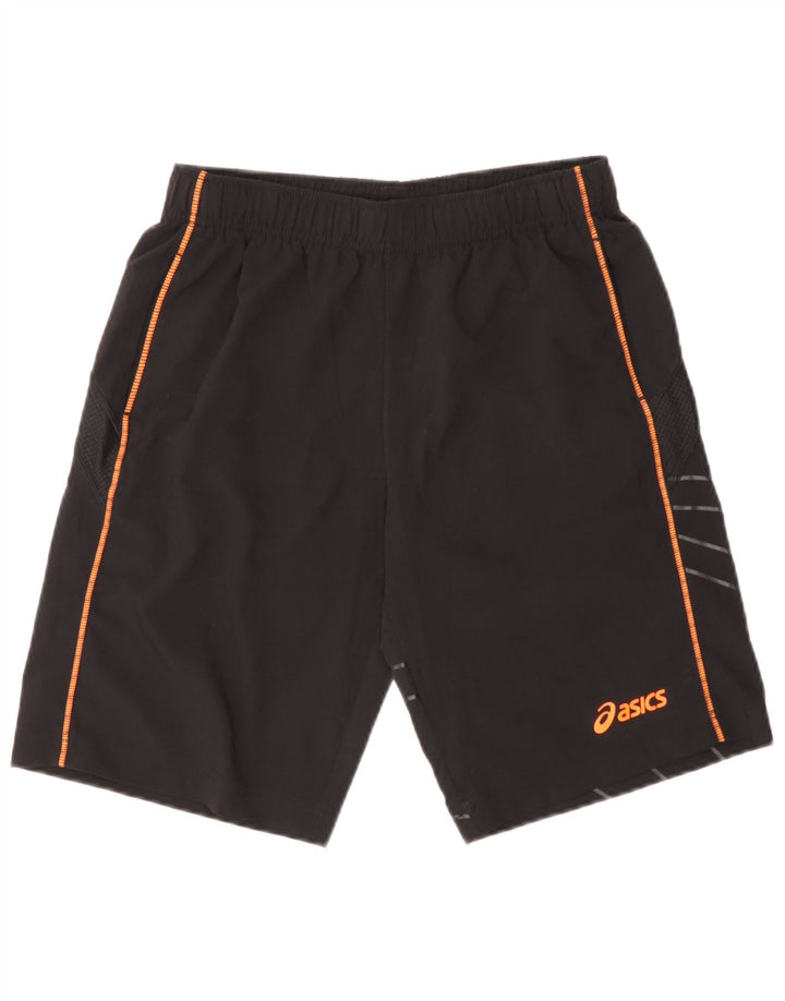 Pantaloncini sportivi Asics da ragazzo 13-14 anni in poliestere nero