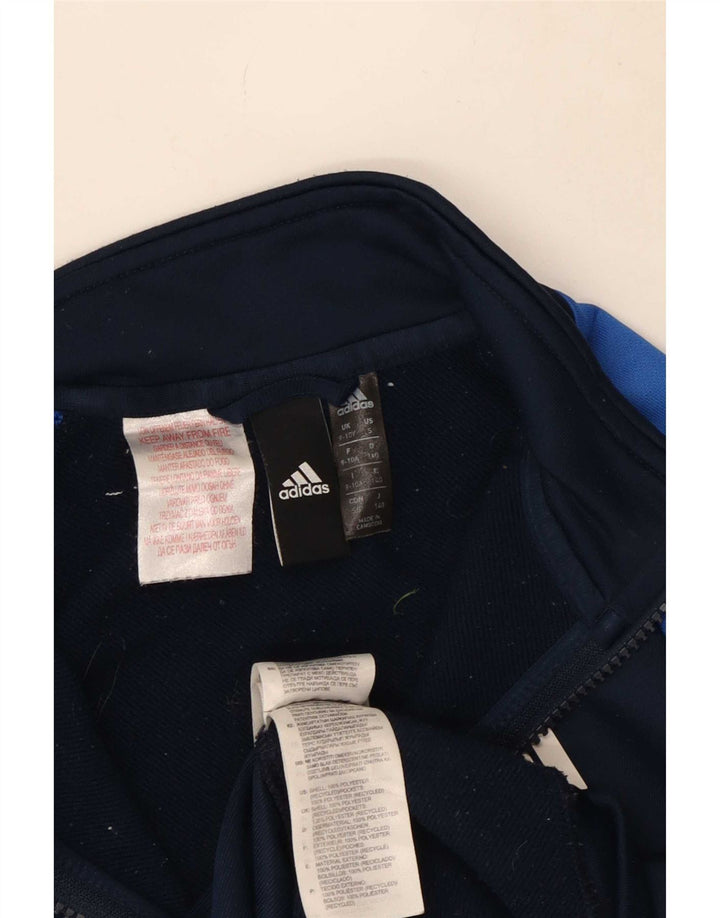Giacca da ginnastica grafica da ragazzo Adidas 9-10 anni Blu navy Colourblock