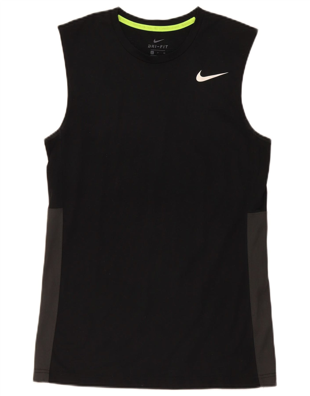 Canotta Nike Dri Fit da uomo Small Black Colourblock
