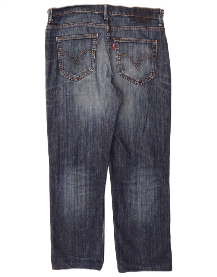 Jeans dritti da uomo Levi's W33 L30 in cotone blu