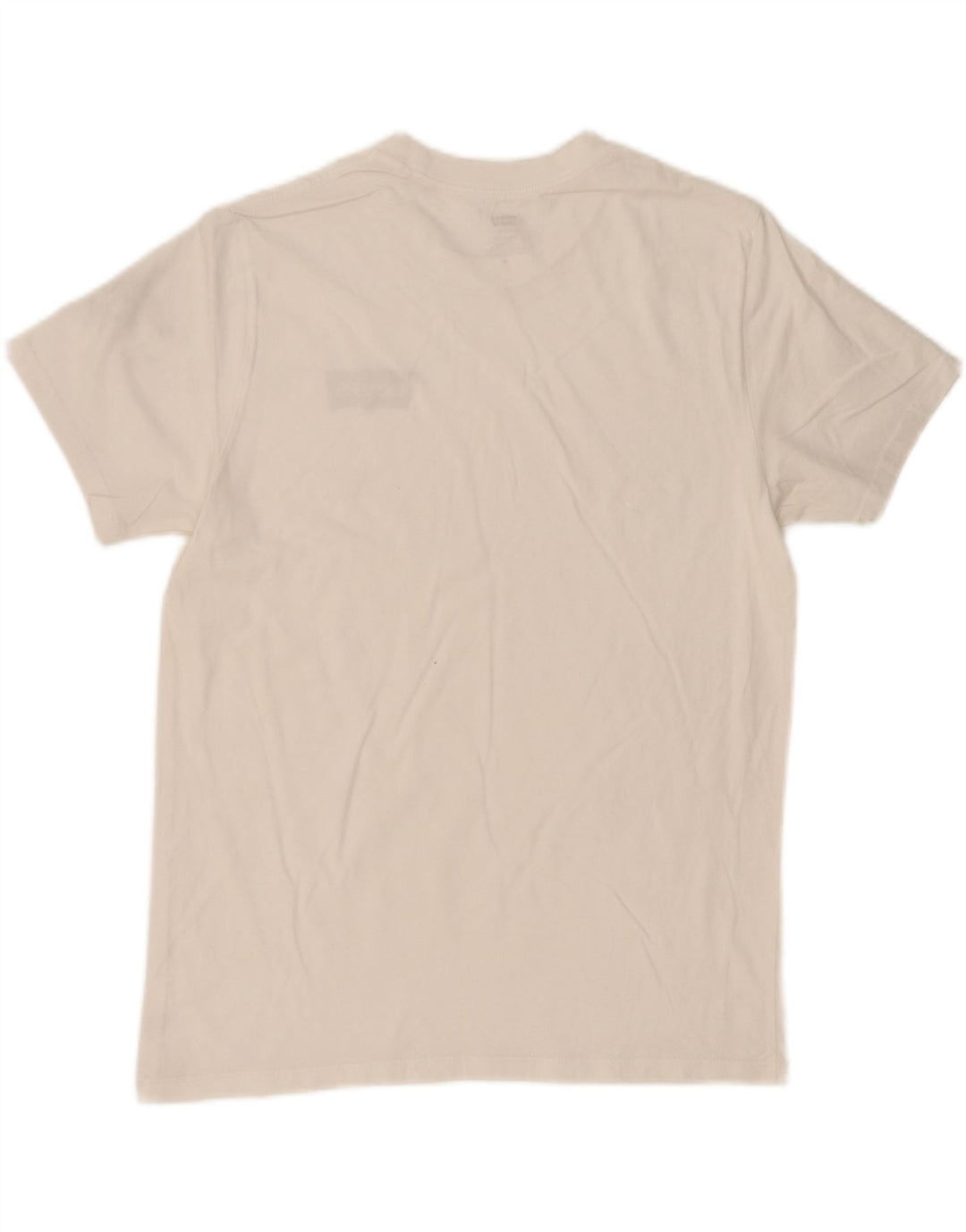 LEVI'S Mens Standard Graphic T-Shirt Top Medium Off White Vintage Levi's and Second-Hand Levi's from Messina Hembry 