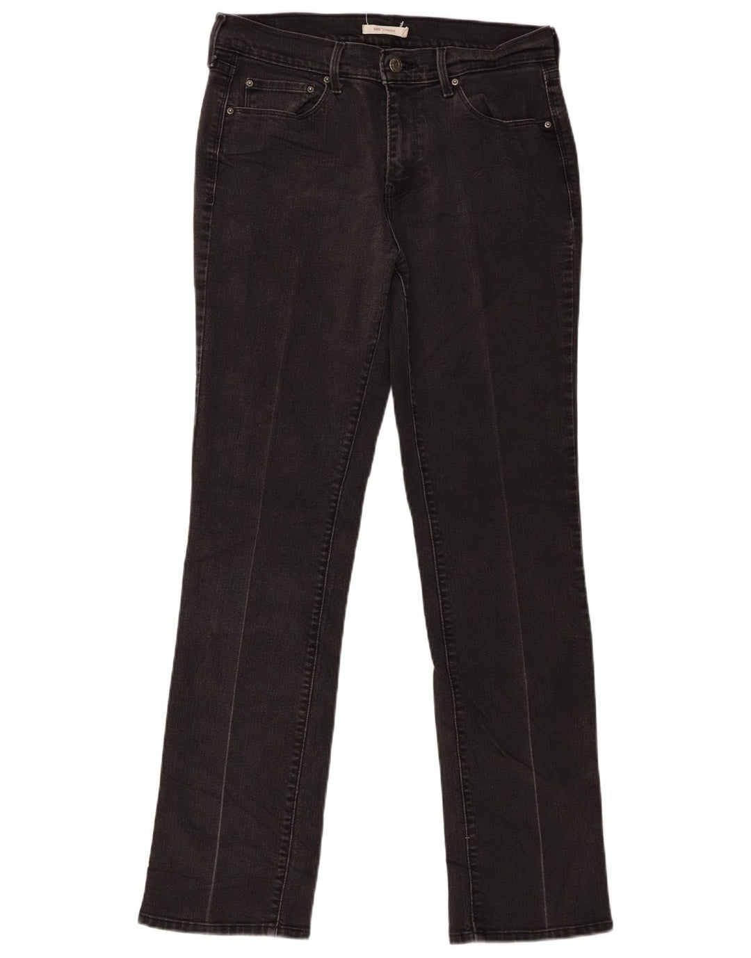 Jeans dritti Levi's 505 da donna W30 L32 cotone nero