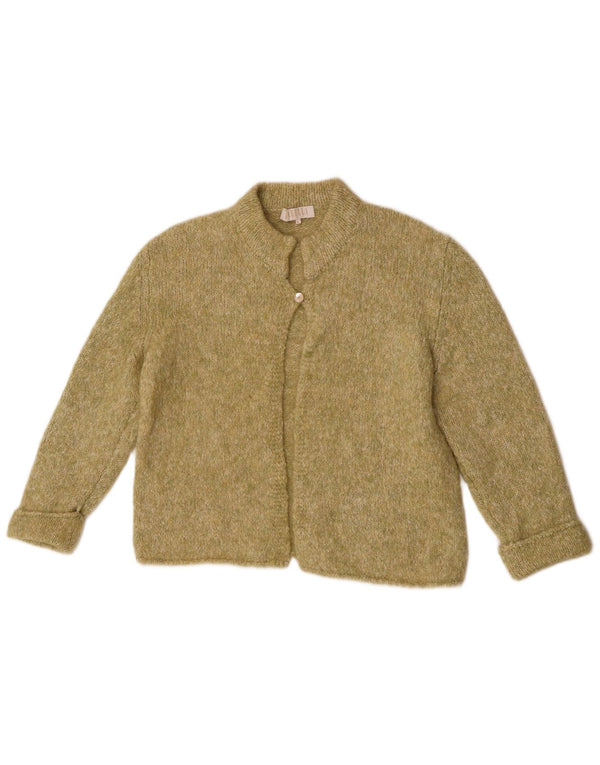 Maglione cardigan da donna Marella UK 14 Large Green Mohair