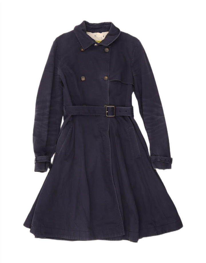 Trench da donna Hobbs UK 12 cotone medio blu navy