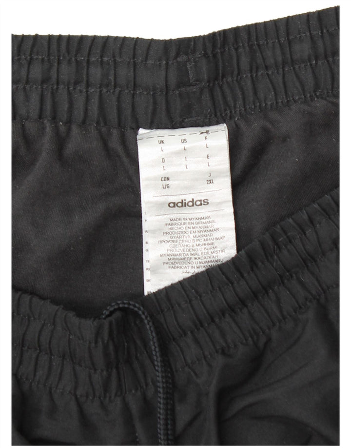 Pantaloni da tuta da uomo ADIDAS Joggers grandi neri in poliestere
