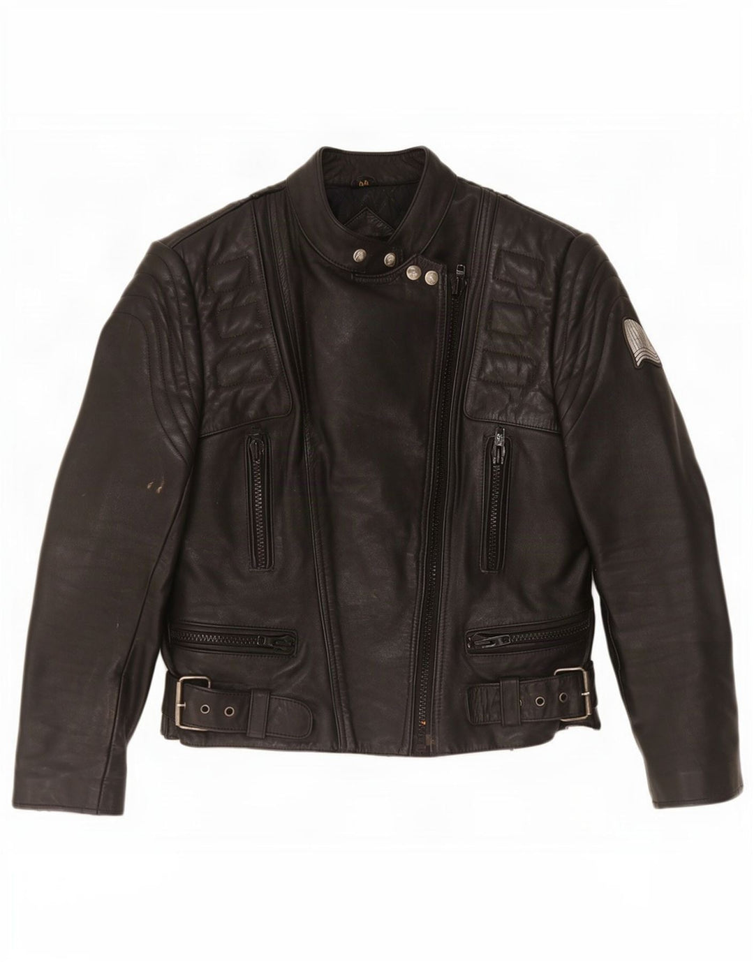 Giacca da motociclista in pelle da donna Krawehl IT 44 media nera
