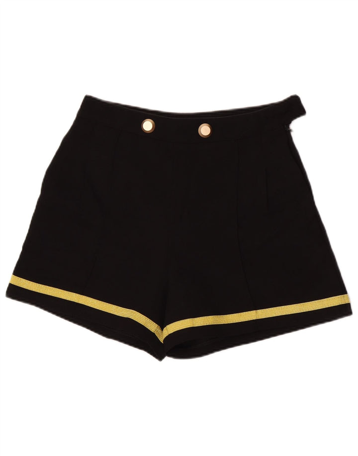 Pantaloncini casual vintage da donna medi W26 Nero