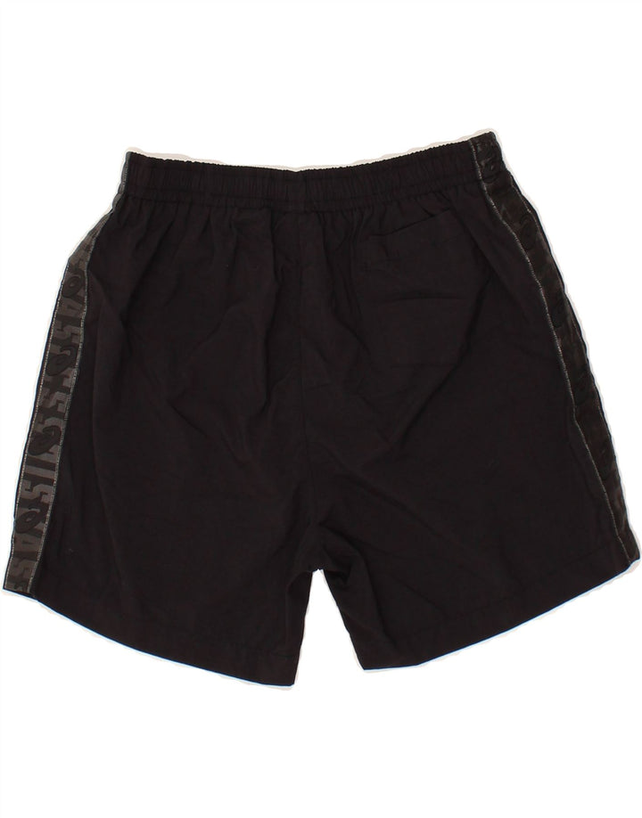 ASICS Boys Graphic Sport Shorts 14-15 Years  Black Polyester Vintage Asics and Second-Hand Asics from Messina Hembry 