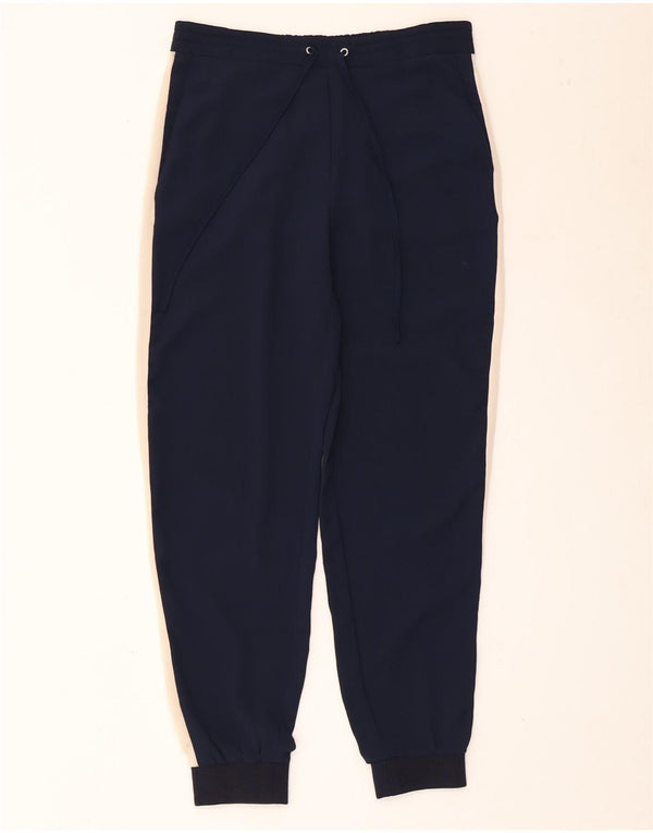 Pantaloni da tuta da donna Zara Joggers UK 6 XS Blu navy Colourblock