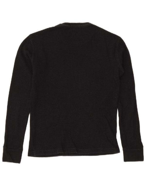 Polo Ralph Lauren Top da uomo a manica lunga piccolo in cotone nero