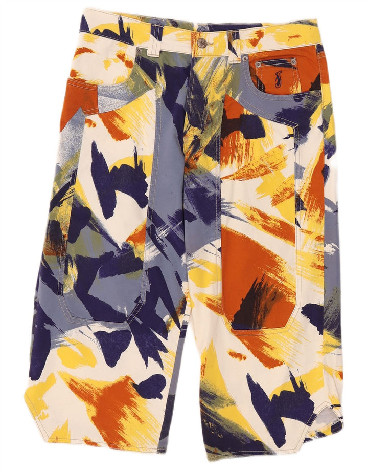 Bermuda da donna Jeckerson W33 cotone tie dye medio multicolore