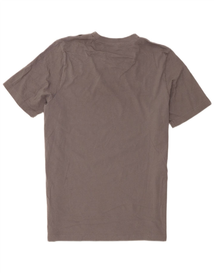 T-shirt Adidas da uomo Top Large in cotone grigio