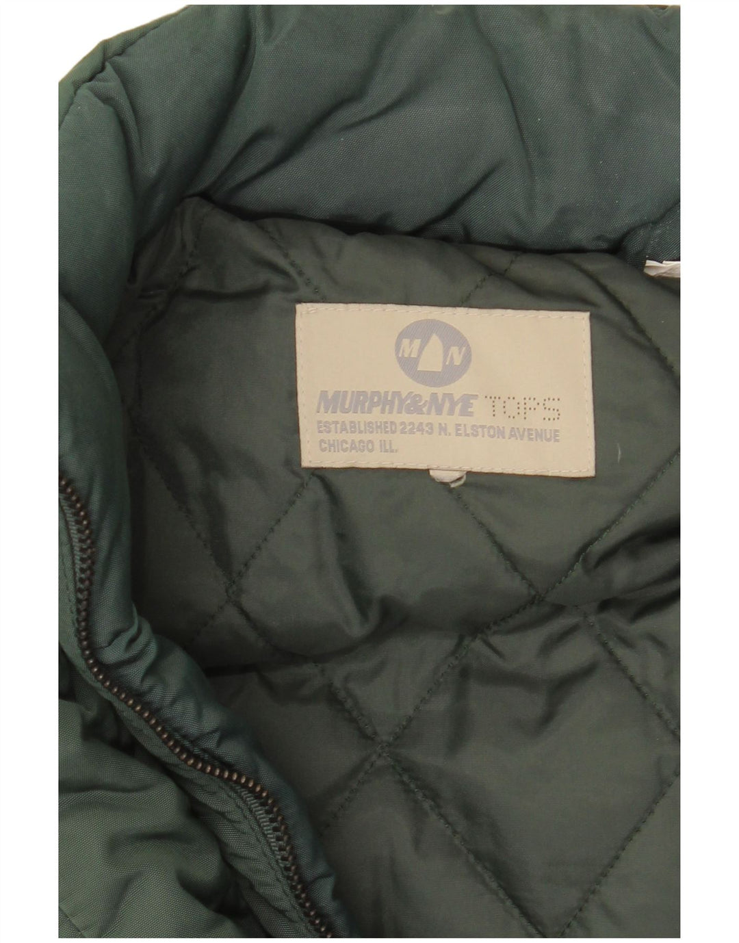 Cappotto imbottito con cappuccio da donna Murphy & Nye UK 16 grande verde