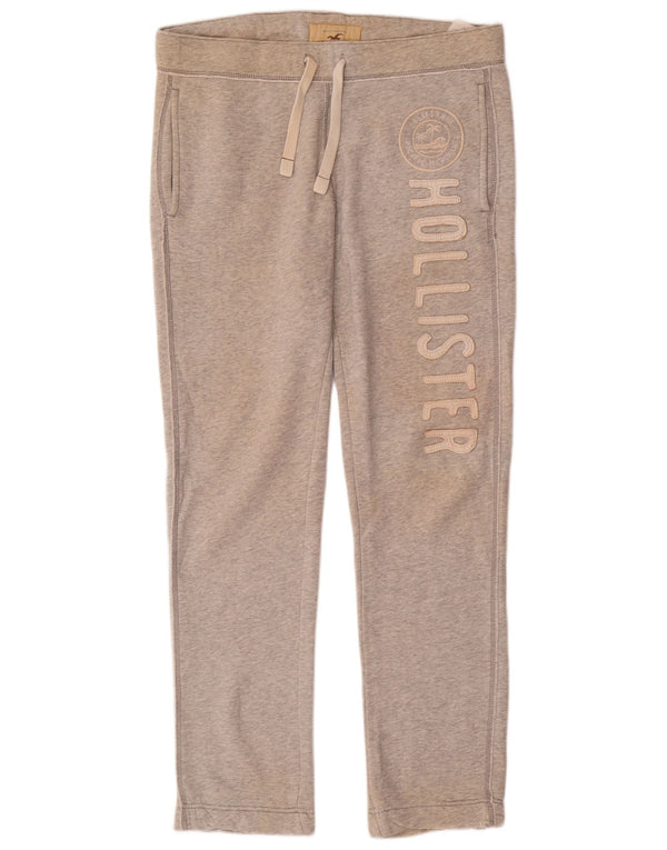 Pantaloni da tuta con grafica da uomo HOLLISTER piccoli in cotone beige