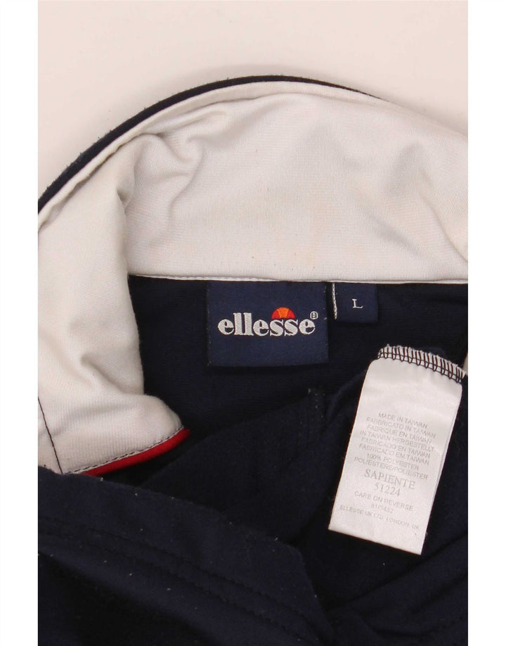 Giacca da ginnastica grafica da uomo Ellesse, grande, color block blu navy