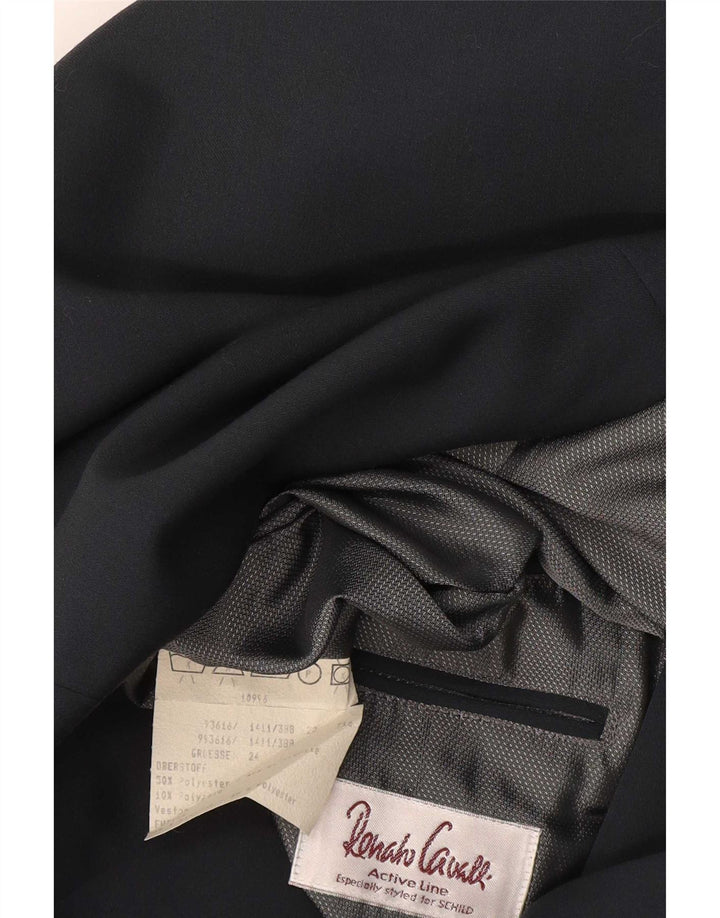 Giacca blazer doppiopetto da uomo Renato Cavalli UK 38 medio blu navy