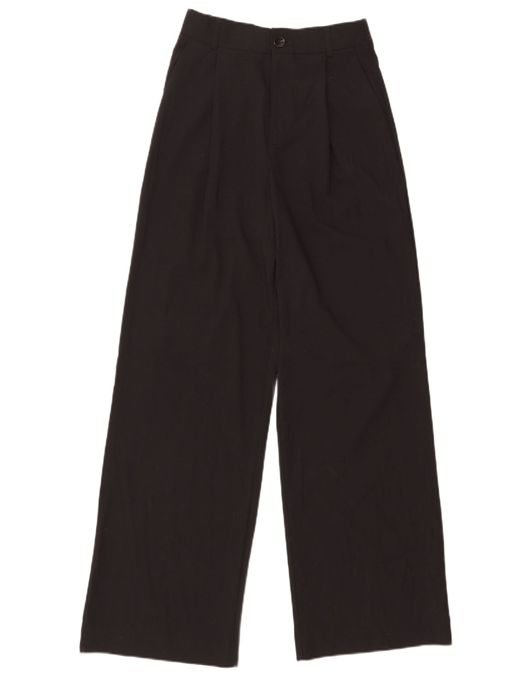 Pantaloni chino con pegging da donna Zara piccoli W26 L31 poliestere nero