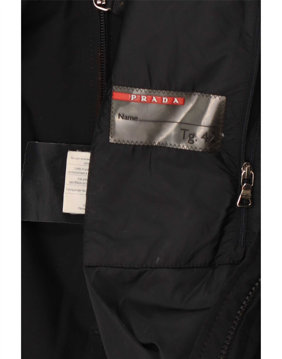 Cappotto Imbottito Donna Prada IT 42 Medio Nero Poliestere