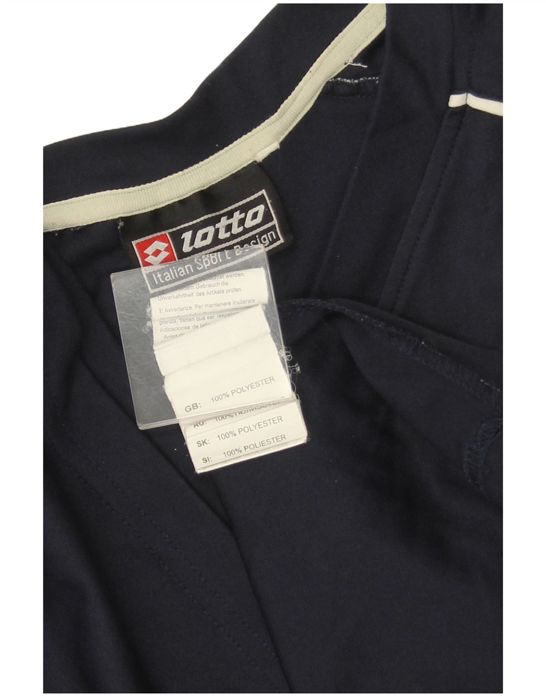 T-shirt da uomo Lotto Top 2XL poliestere blu navy